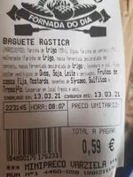 Mängden socker i Baguete Rústica