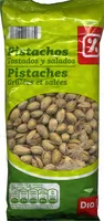 Mängden socker i Pistachos tostados - Dia - 500 G