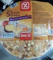 Mängden socker i Pizza 5 quesos