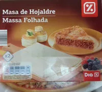 Mängden socker i Masa de hojaldre