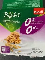 Mängden socker i Bífidus nueces y cereales