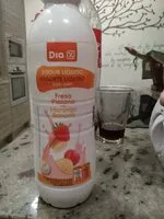 Mängden socker i Yogur líquido fresa y plátano