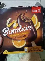 Mängden socker i Bombón naranja y chocolate