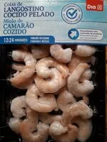 Mängden socker i Colas de langostino cocido pelado