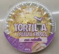 Mängden socker i Tortilla de patatas fresca con cebolla