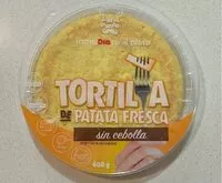 Mängden socker i Tortilla de patata fresca sin cebolla