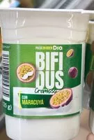 Mängden socker i Bifidus de maracuyá