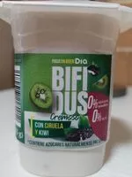 Mängden socker i Bifidus cremoso con ciruela y kiwi