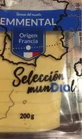 Mängden socker i Emmental seleccion munDial