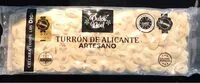 Mängden socker i Turrón de Alicante