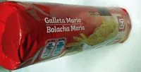 Mängden socker i Bolacha Maria