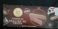Mängden socker i Turrón de praliné de trufa