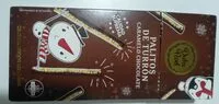 Mängden socker i Palitos de turrón caramelo chocolate