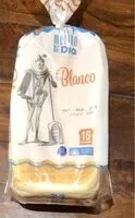 Mängden socker i Pan de molde blanco