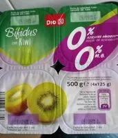 Mängden socker i Bifidus con kiwi