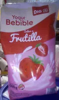 Mängden socker i Yogur Bebible sabor Frutilla