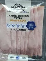 Mängden socker i Jamón cocido extra braseado