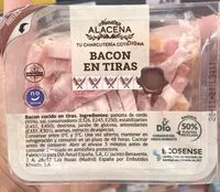 Mängden socker i BACON EN TIRAS