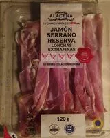 Mängden socker i Jamón serrano reserva