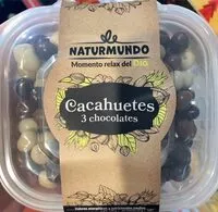 Mängden socker i Cacahuetes 3 chocolates