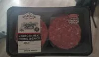 Mängden socker i Burger Meat cerdo ibérico