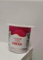 Mängden socker i Yogur con fresa