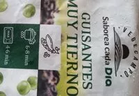 Mängden socker i Guisantes