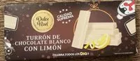 Mängden socker i Turrón de Chocolate Blanco con Limón