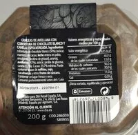 Mängden socker i Avellana con chocolate blanco y canela