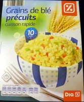 Mängden socker i Grains de blé précuits