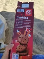 Mängden socker i Cookies au chocolat et pepites de chocolat