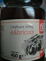 Mängden socker i Confiture extra d'abricots