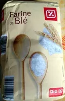 Mängden socker i Farine de blé