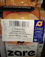 Mängden socker i Mandarinas Clementinas