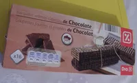 Mängden socker i Gaufrettes fourrées et enrobées de chocolat