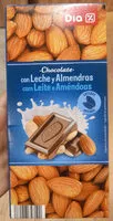 Mängden socker i Chocolat au lait aux amandes entières