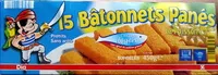 Mängden socker i 15 Bâtonnets Panés de Poisson, Surgelés