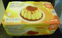 Mängden socker i Flan saveur vanille nappé de caramel (x 12)