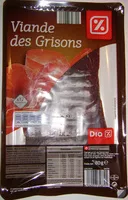 Mängden socker i Viande des Grisons