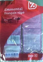 Mängden socker i Emmental français râpé