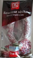 Mängden socker i Saucisse séche, qualité supérieure