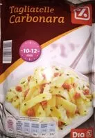 Mängden socker i Tagliatelle carbonara