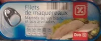 Mängden socker i Filets de maquereaux (Marinés au vin blanc et aux aromates)