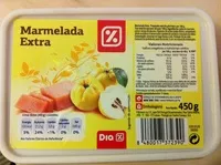 Amount of sugar in Marmelada Extra