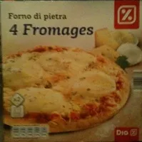 Mängden socker i Forno di pietra 4 Fromages x2