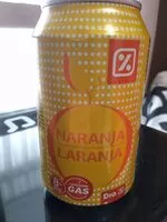 Mängden socker i Bebida Refrescante de zumo de naranja