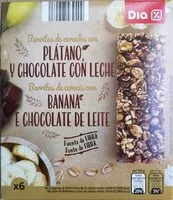 Mängden socker i Barre de céréale banane chocolat