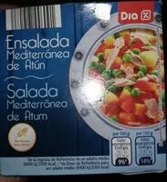 Mängden socker i Ensalada Mediterránea de Atún