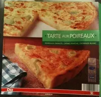 Mängden socker i Tarte aux poireaux