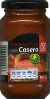 Mängden socker i Tomate frito casero